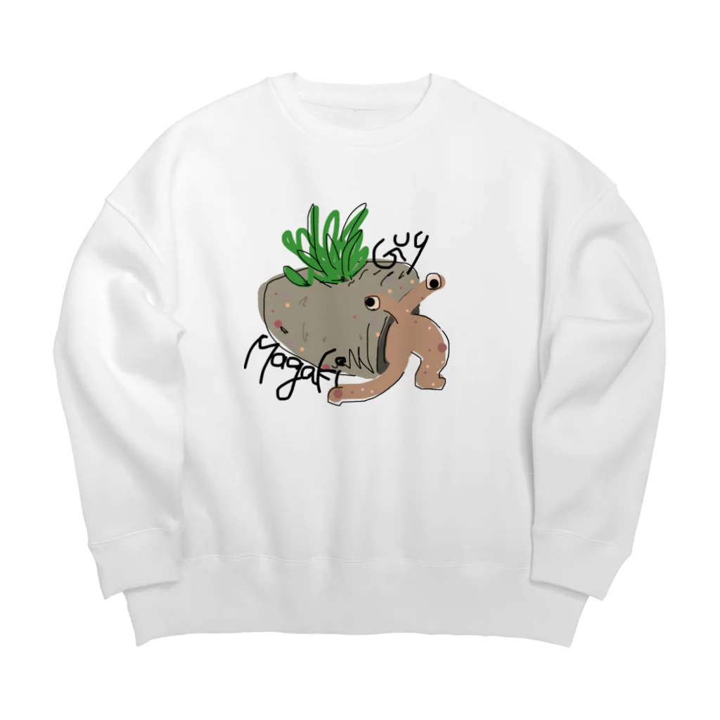 らぶかんすのマガキGuy Big Crew Neck Sweatshirt