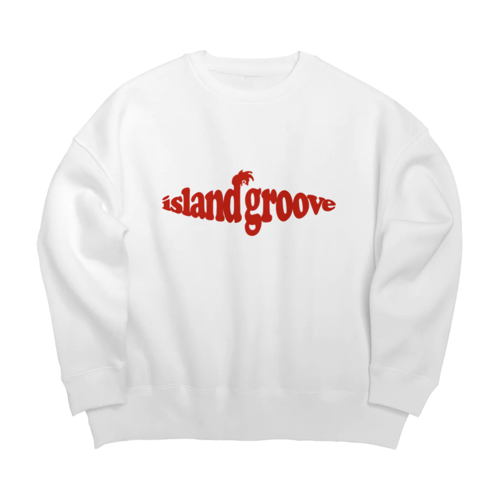 island grooveのRED INK Big Crew Neck Sweatshirt