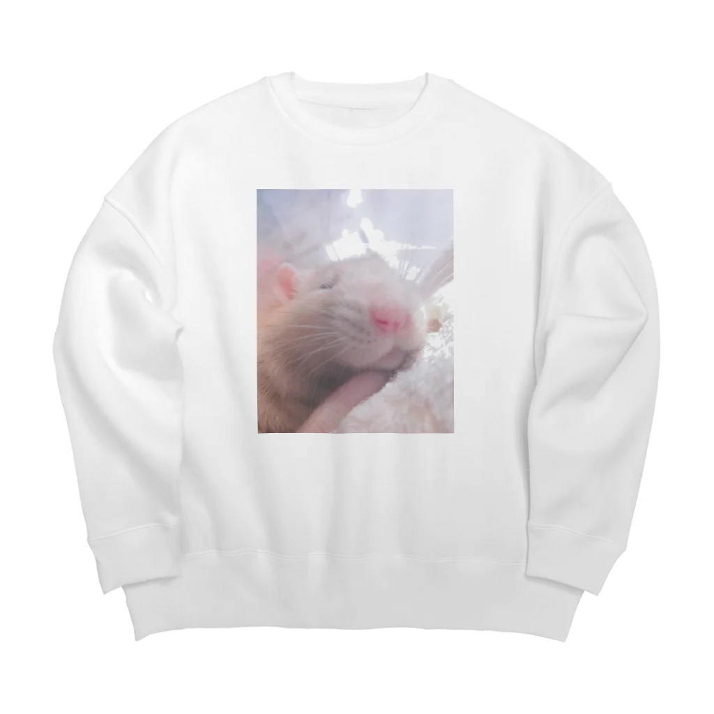 イギリスチョコスキーのファンシーラット(deep sleep) Big Crew Neck Sweatshirt