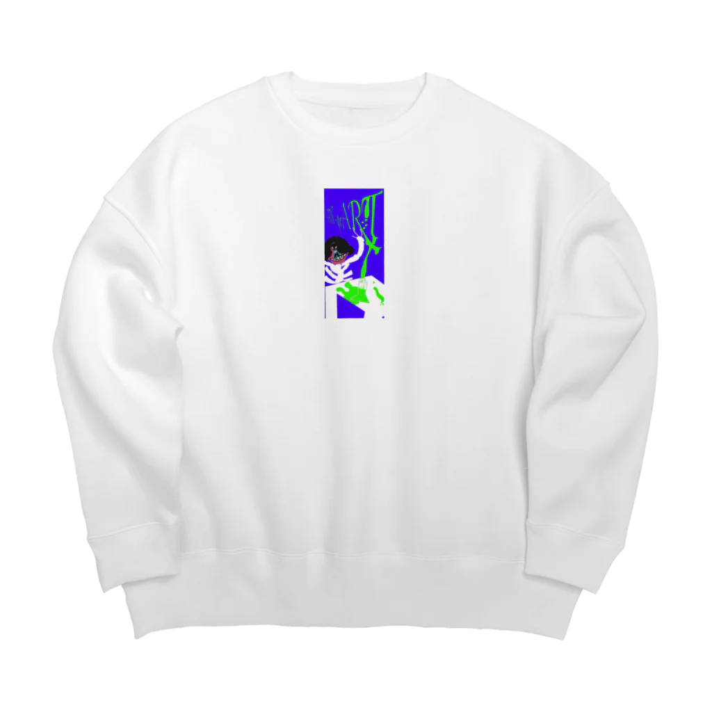 Lopper shopの宇宙人の実験 Big Crew Neck Sweatshirt