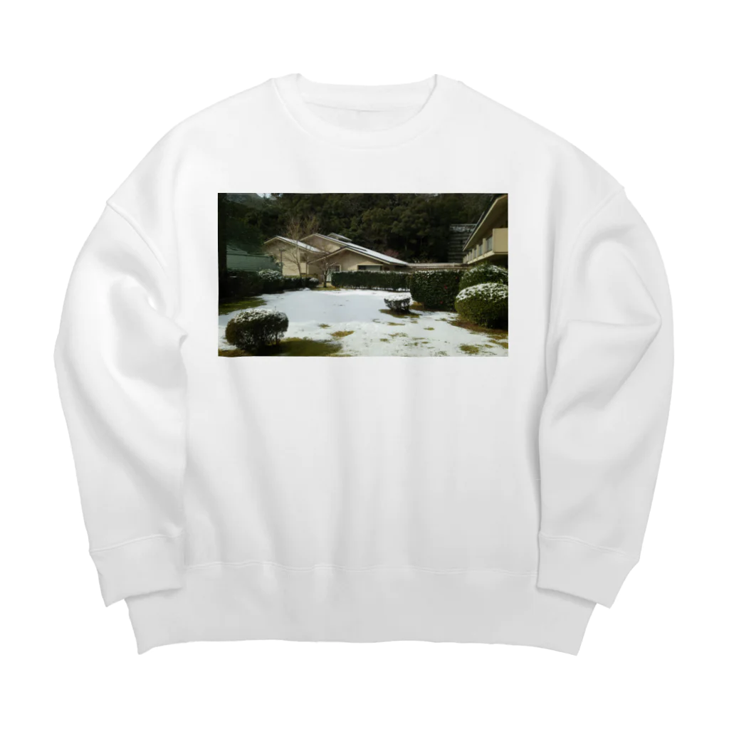 we holiday!の雪景色 Big Crew Neck Sweatshirt