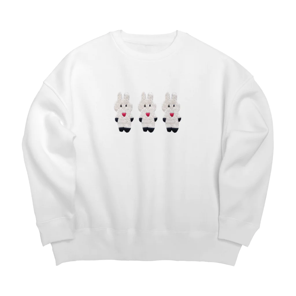 lovbitのラビちゃん🐰 Big Crew Neck Sweatshirt