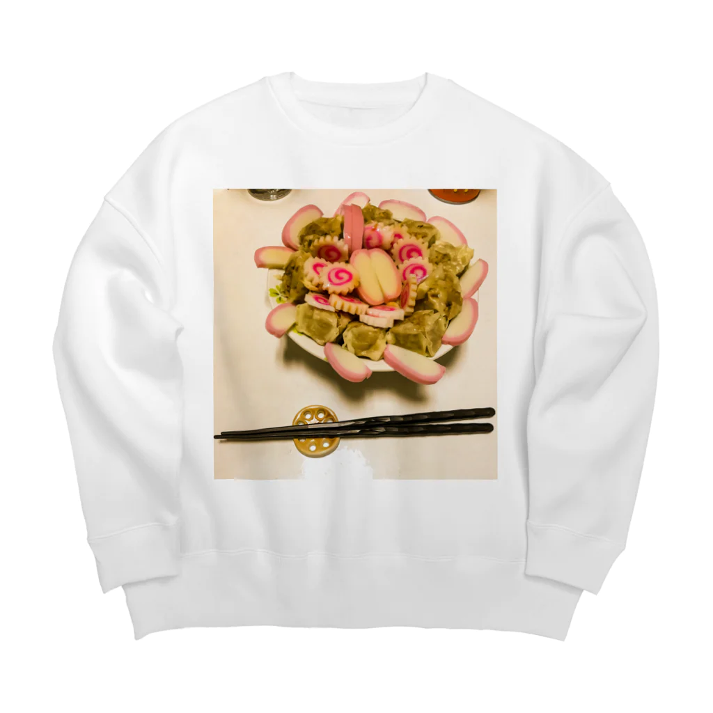 tananashoの圧倒的冷やし中華photo  Big Crew Neck Sweatshirt