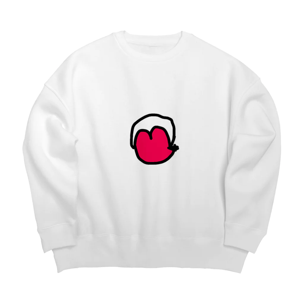 想くん'sショップのハートのゆびわ。 Big Crew Neck Sweatshirt