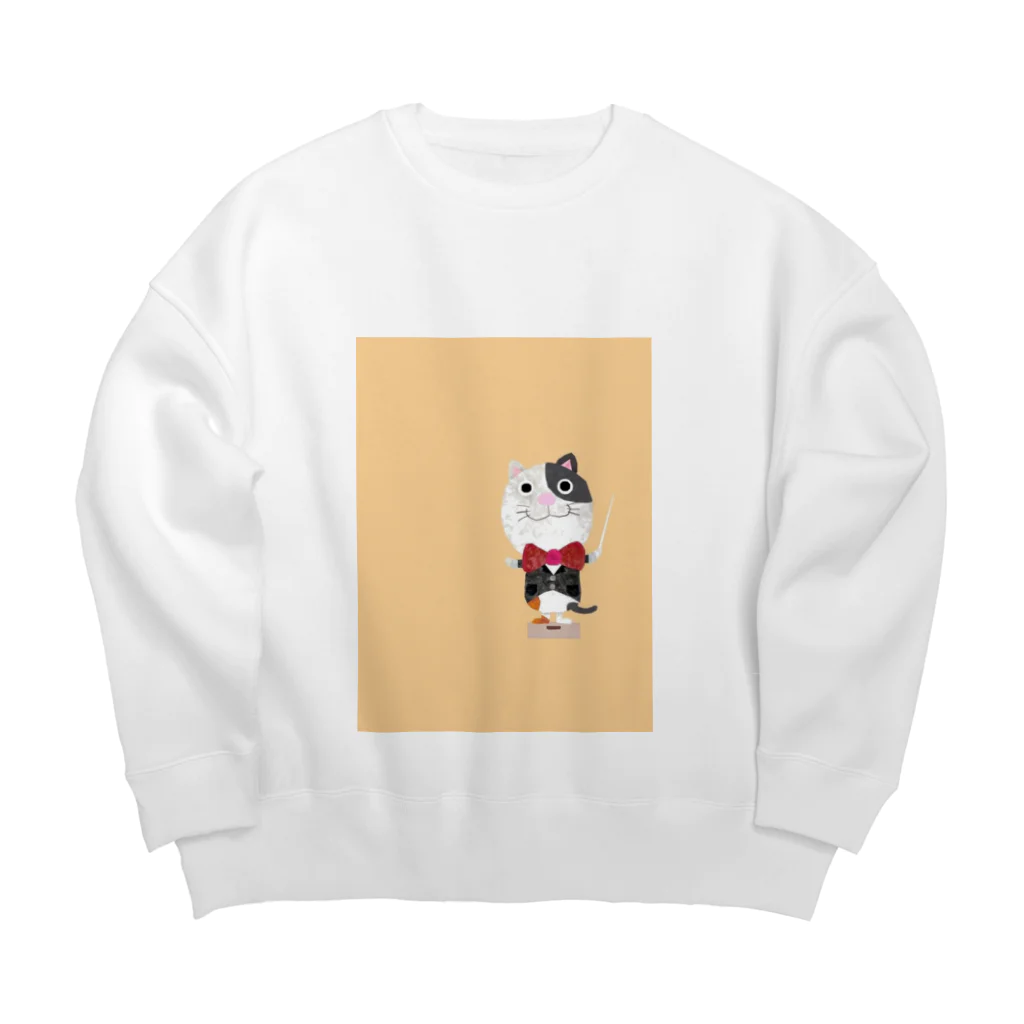 かつおのたたき堂のねこねこねー Big Crew Neck Sweatshirt