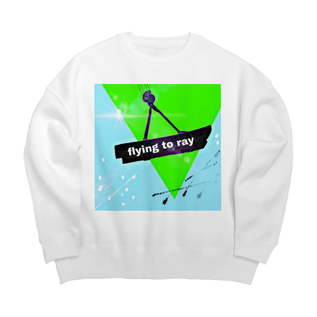 堅と柔のフライング鳥居 Big Crew Neck Sweatshirt