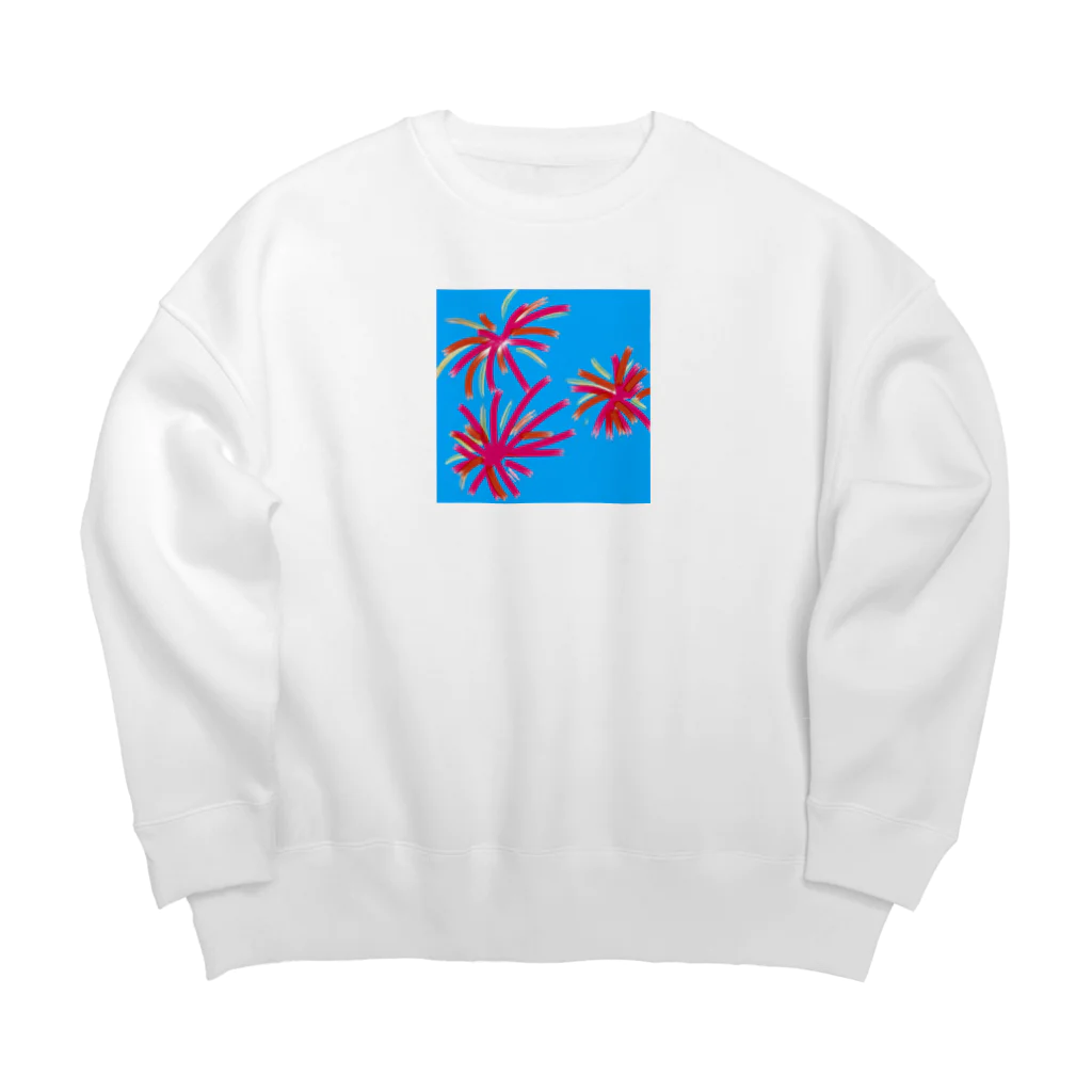 ミティミティーの大輪の花 Big Crew Neck Sweatshirt