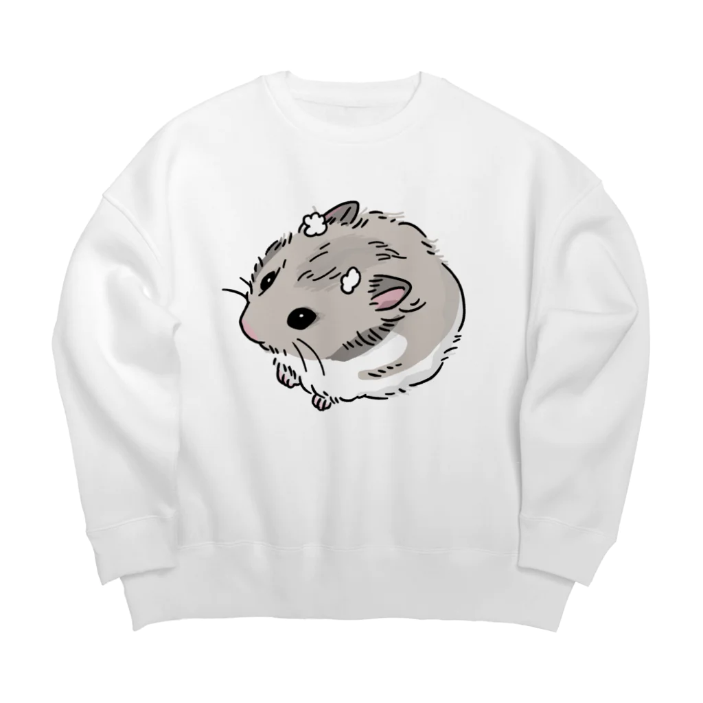 ハムスターのレイちゃんのハムスターのレイちゃん Big Crew Neck Sweatshirt