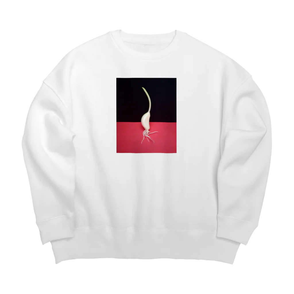 紅クラゲの自立ニンニク Big Crew Neck Sweatshirt