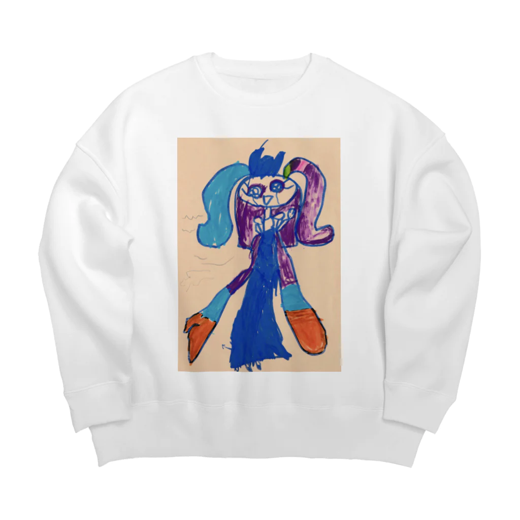 USELESS_INDUSTRYの夜のクイーンはちょっと悪い Big Crew Neck Sweatshirt