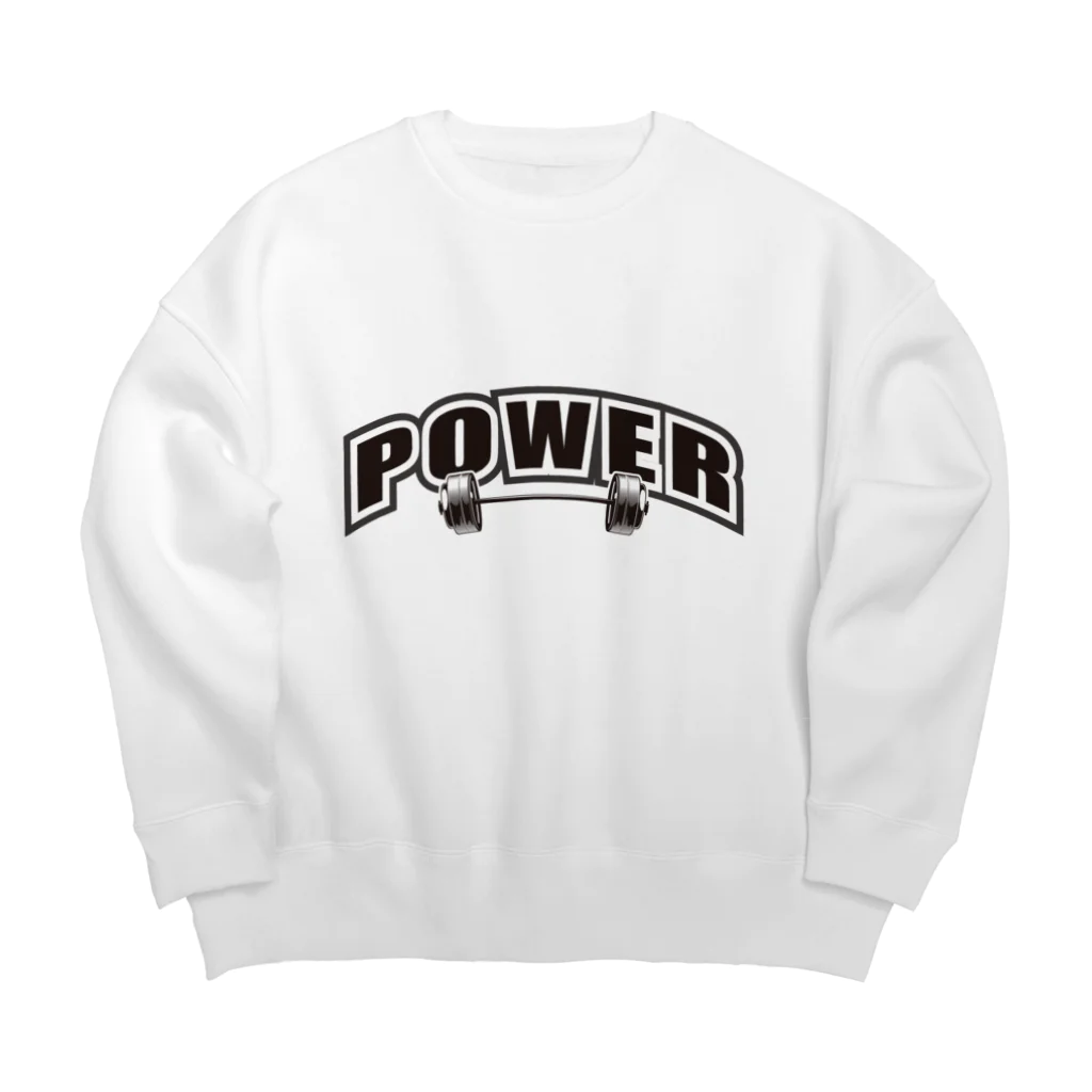 グラフィンのPROTEIN プロテイン ブラック Big Crew Neck Sweatshirt