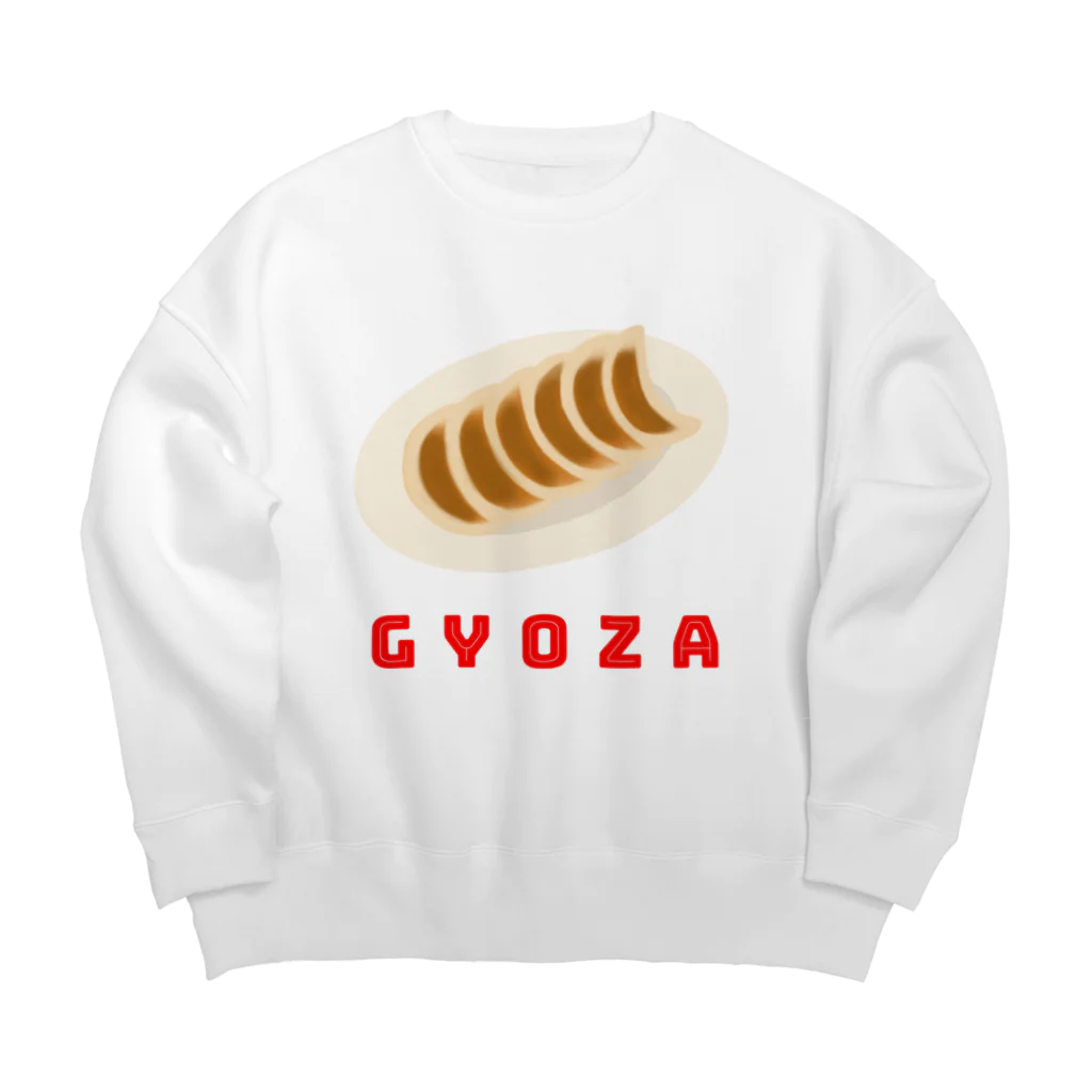 учк¡✼*のＧＹＯＺＡ(餃子) Big Crew Neck Sweatshirt