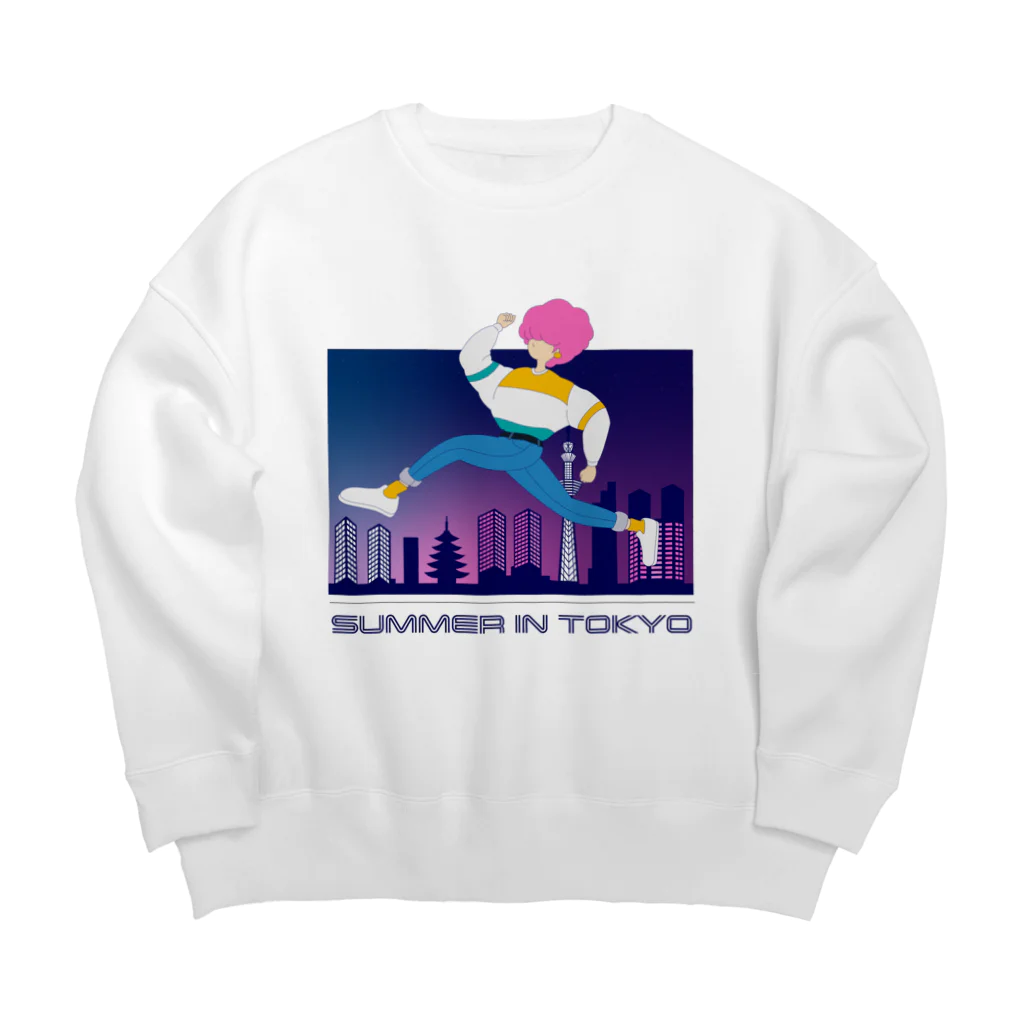 SUMMERのSUMMER IN TOKYO Night ver Big Crew Neck Sweatshirt