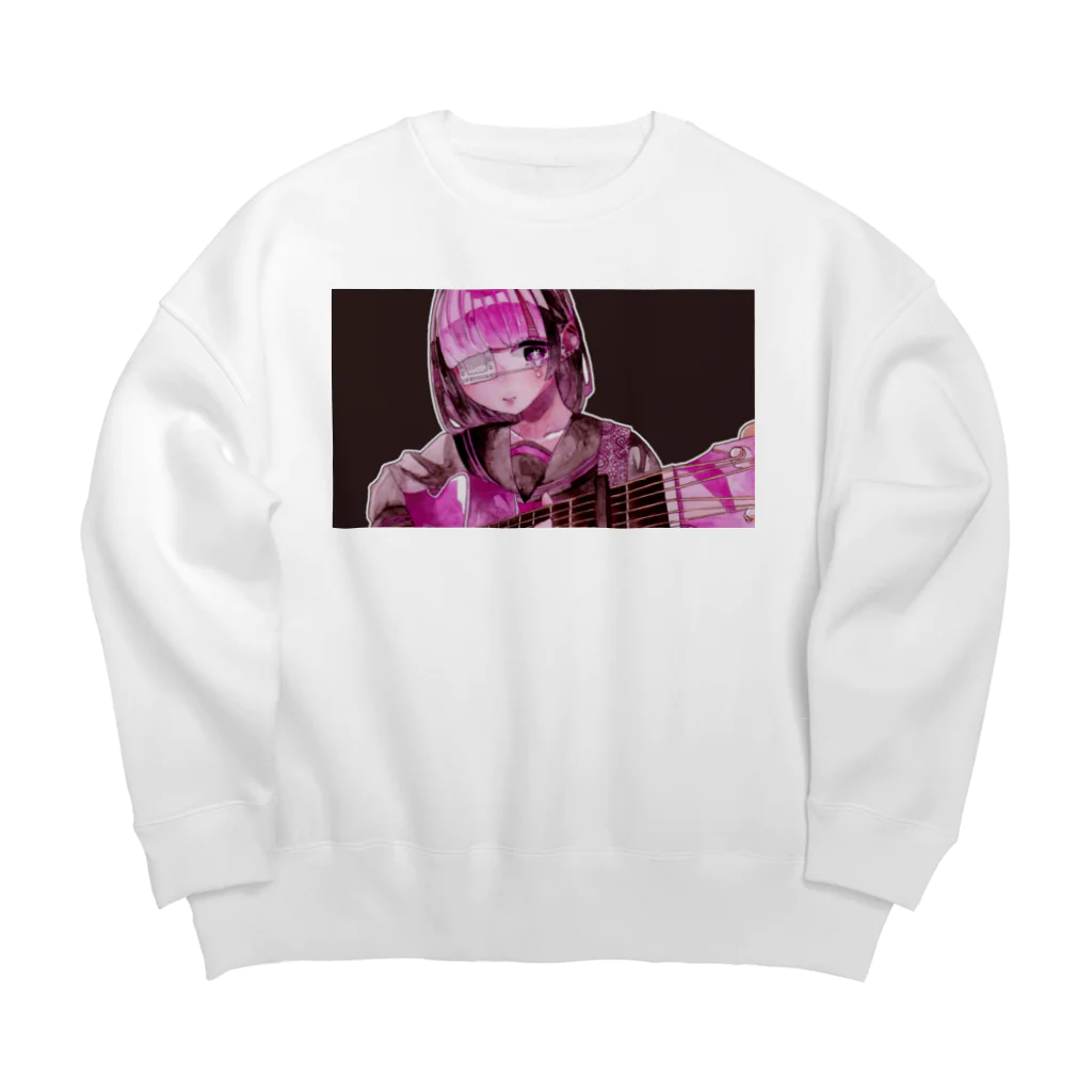 あいとくんの屋上から迎えにきて Big Crew Neck Sweatshirt