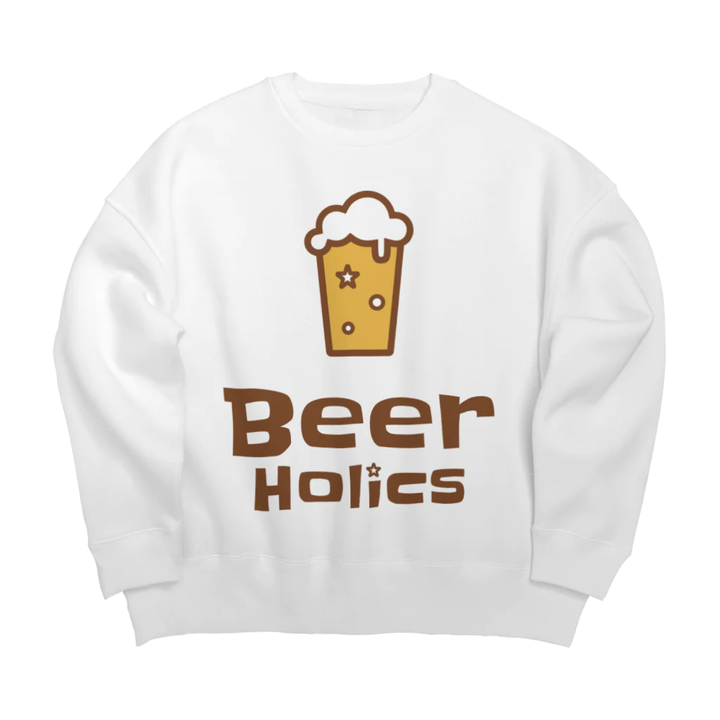 BeerHolicsのBeerHolics ロゴ大 Big Crew Neck Sweatshirt