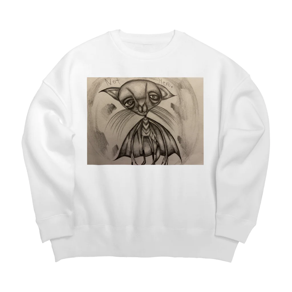 月並のNot Hero Big Crew Neck Sweatshirt