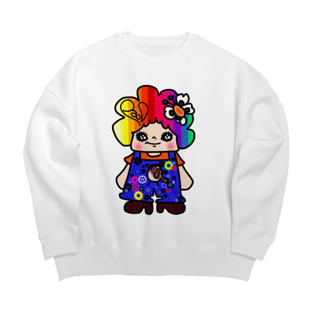 h45m69のサロペpao Big Crew Neck Sweatshirt