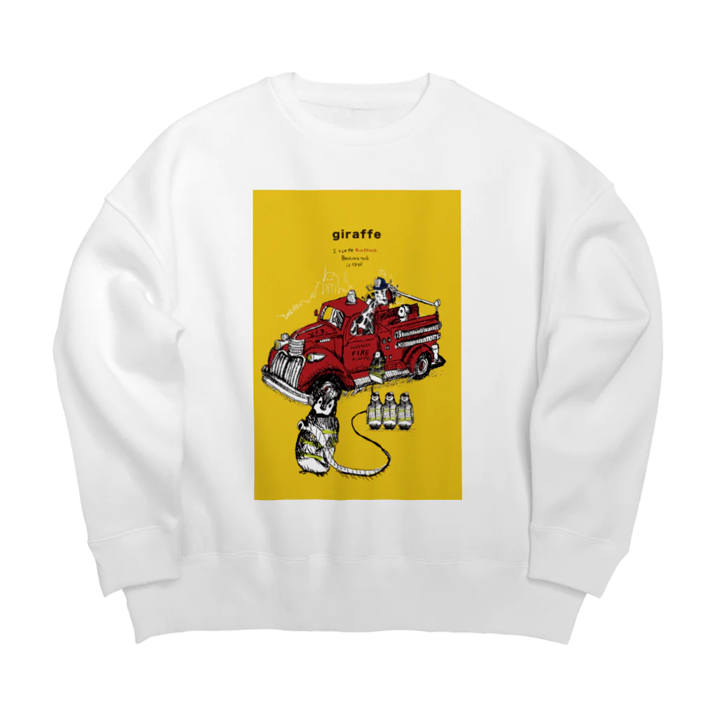 MAiのFire fighter Big Crew Neck Sweatshirt