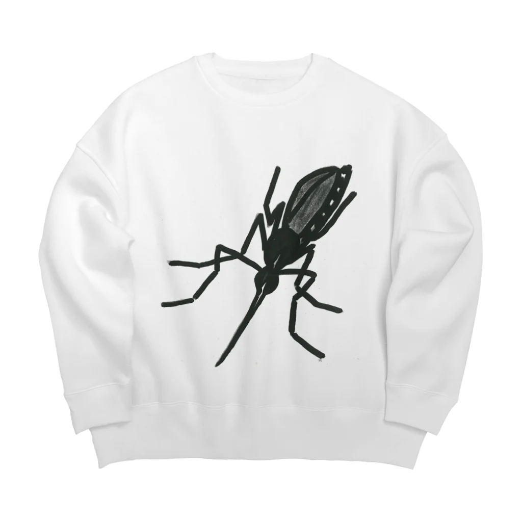 imamのヒトスジシマカ Big Crew Neck Sweatshirt