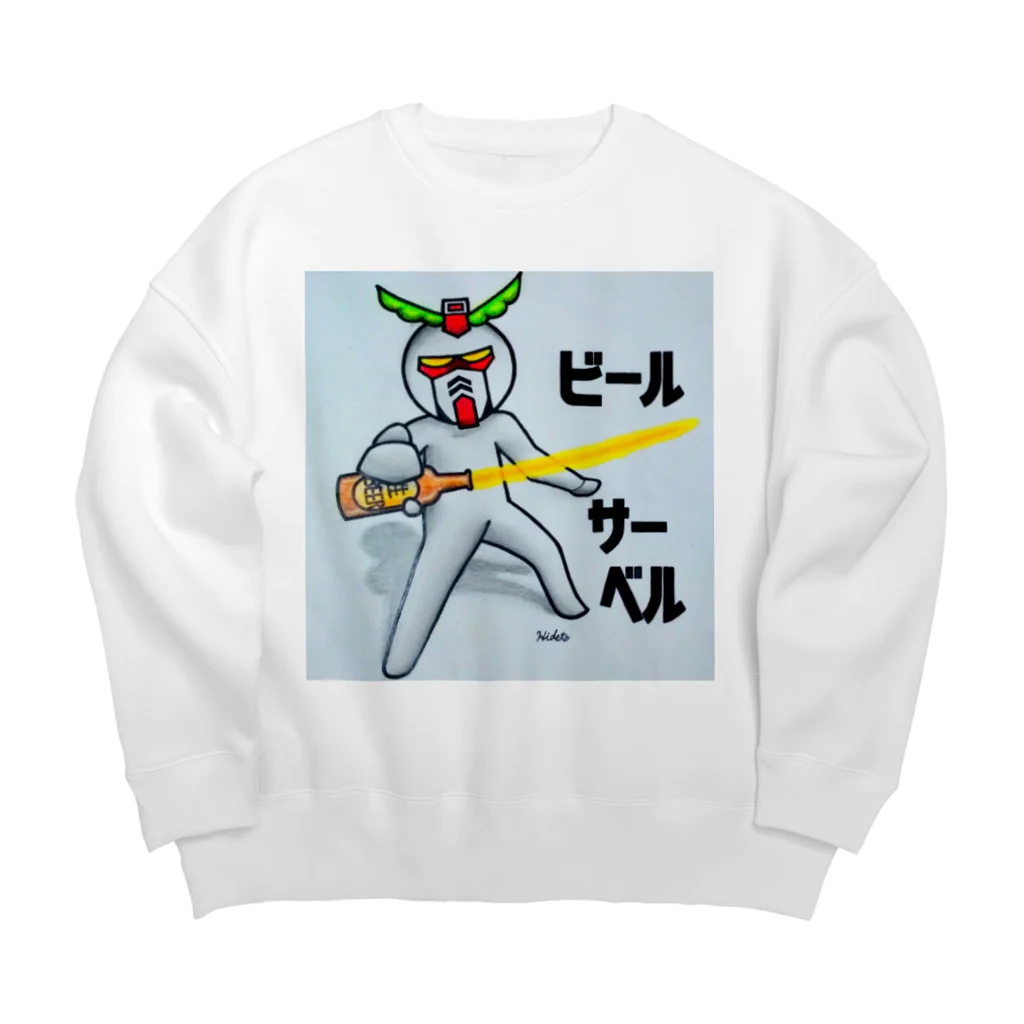 39Sのビールサーベル Big Crew Neck Sweatshirt