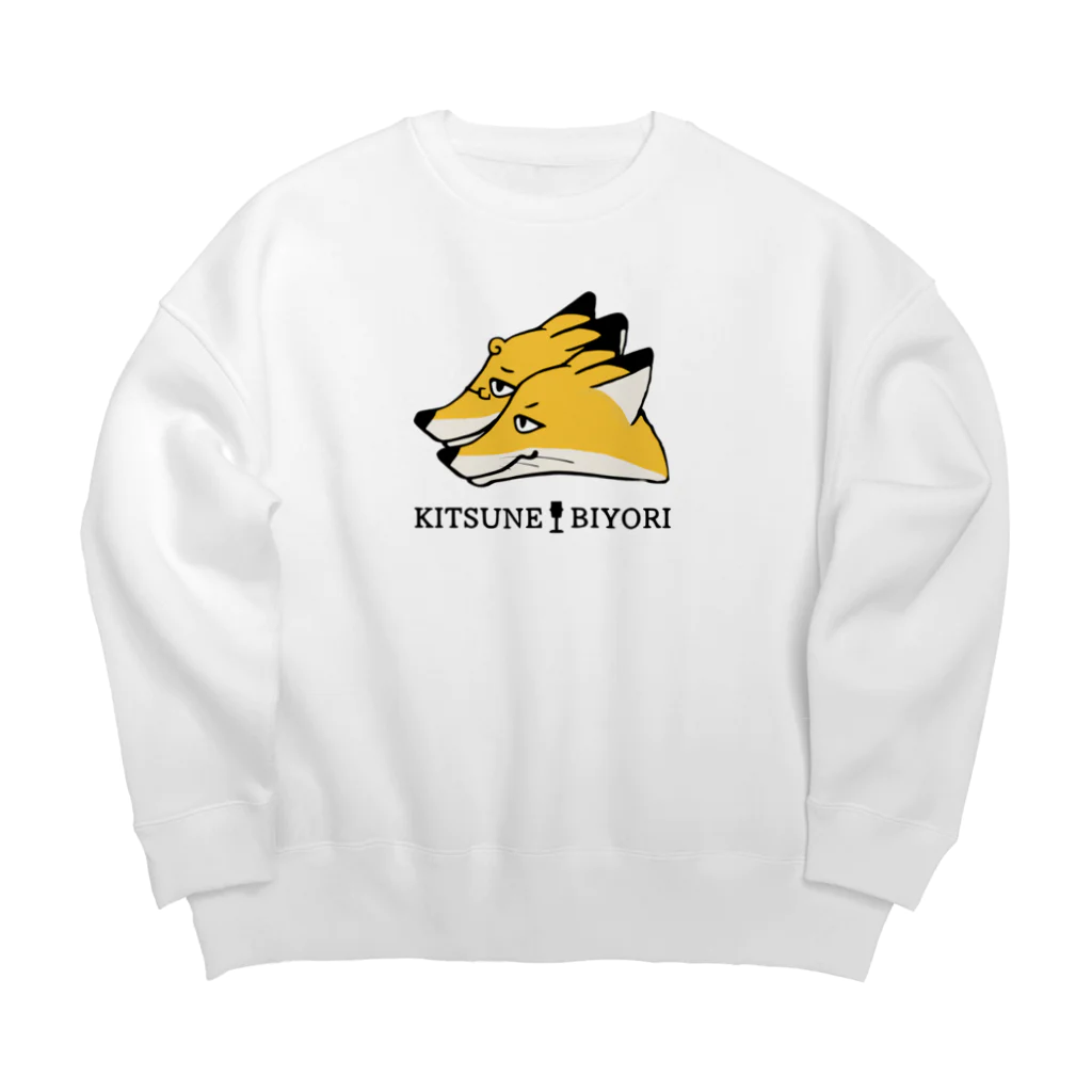 OINARI SHOPのリアル狐 Big Crew Neck Sweatshirt