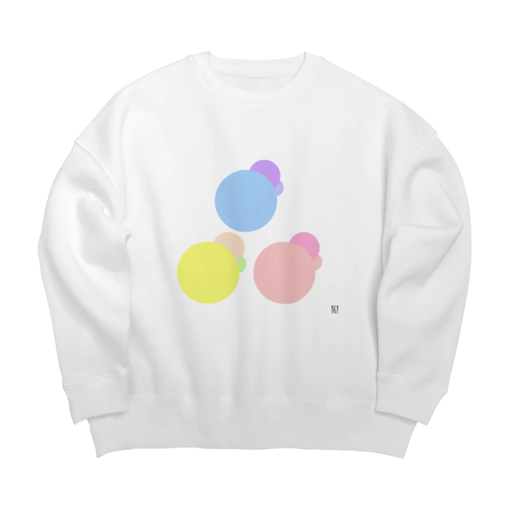 I&IのPastel color dots 3 ビッグシルエットスウェット