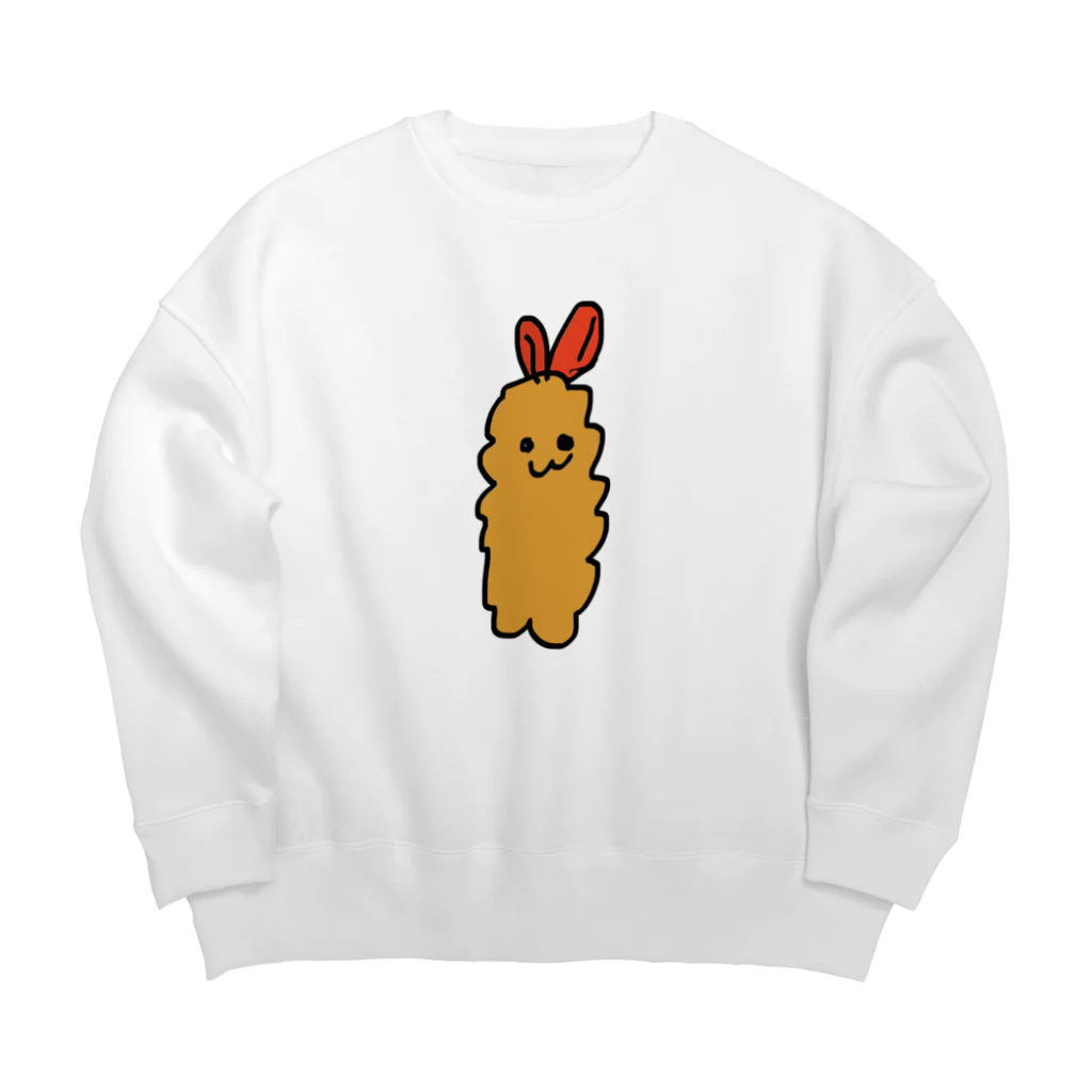 エビフリャーのエビフリャーちゃん Big Crew Neck Sweatshirt