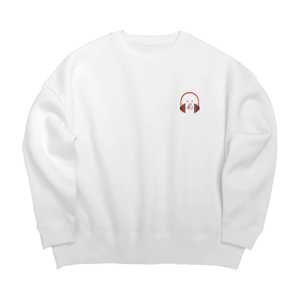 ラジオリスナーバトンのラジオリスナーバトンちゃん Big Crew Neck Sweatshirt