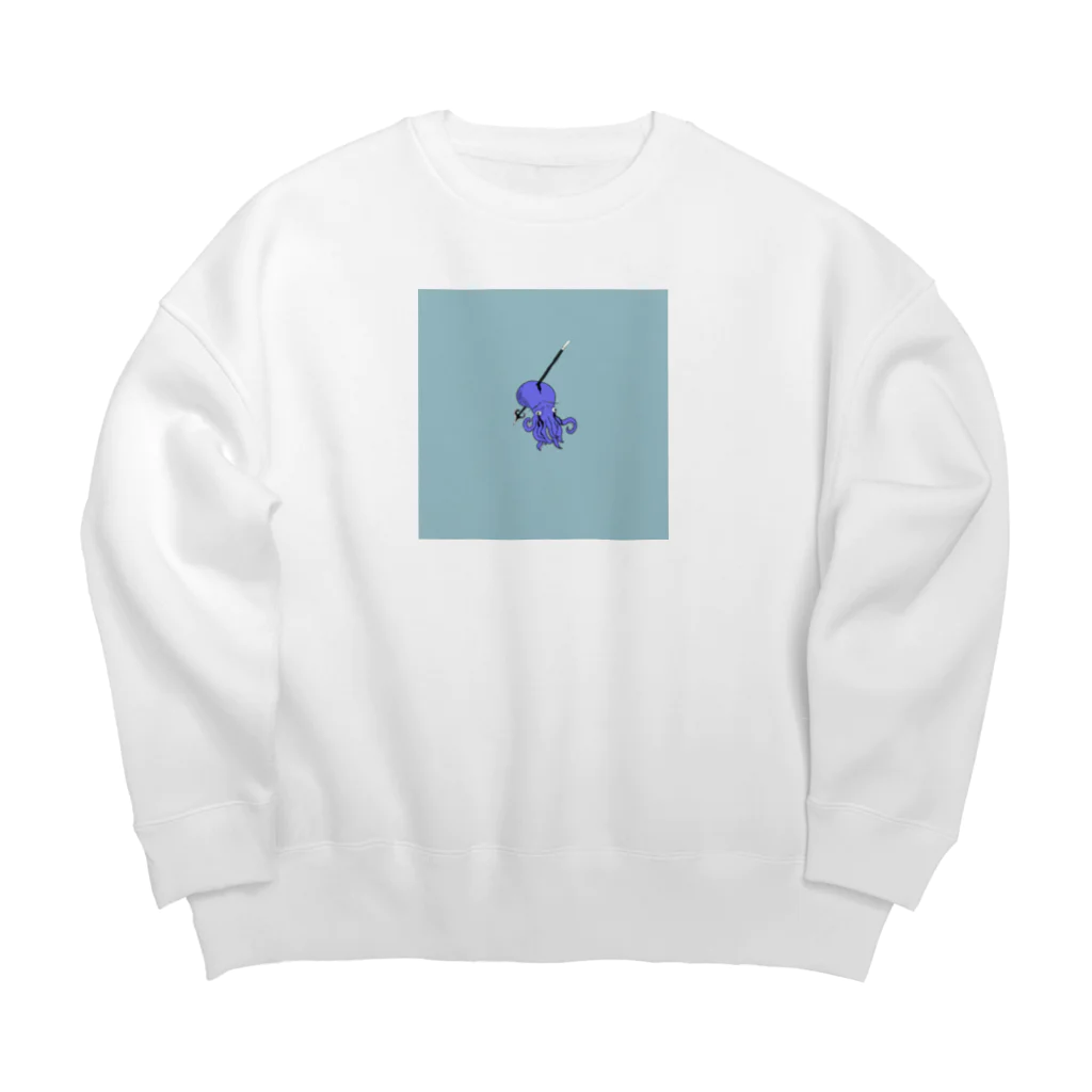 ははは HAHAHAの可哀想なたこちゃん Big Crew Neck Sweatshirt