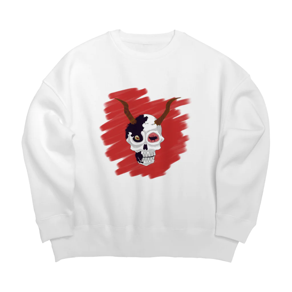 chiplizardのThe devil lurking inside Big Crew Neck Sweatshirt