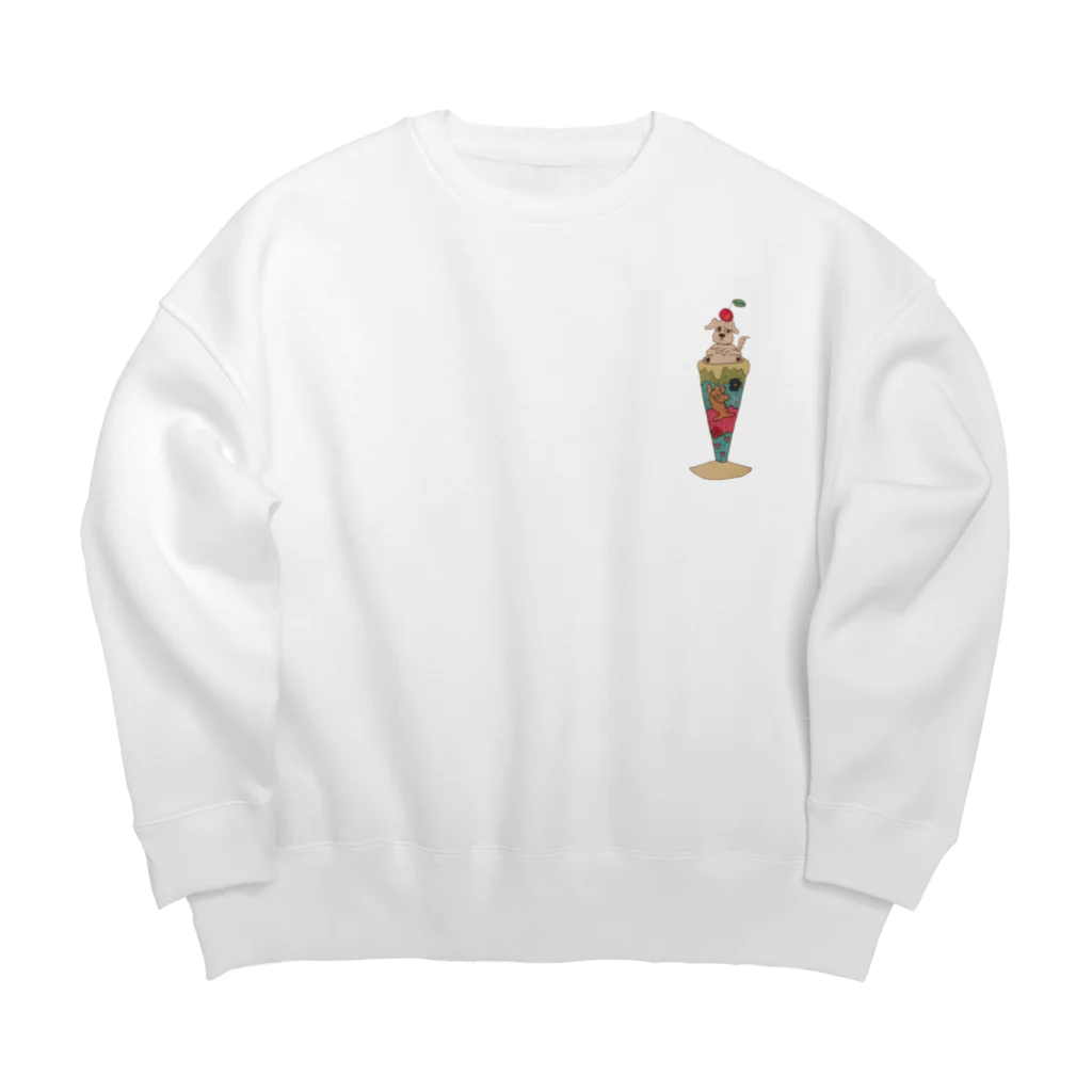 ひみつchocolatierのプリンセスクリーミーショコラ Big Crew Neck Sweatshirt