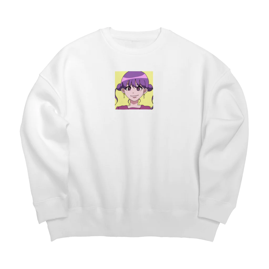 SushiUp-鮨昇天の寿司食べに来た女の子Tシャツ Big Crew Neck Sweatshirt