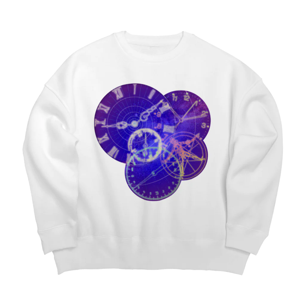 石田 汲のmelting time#1 Big Crew Neck Sweatshirt