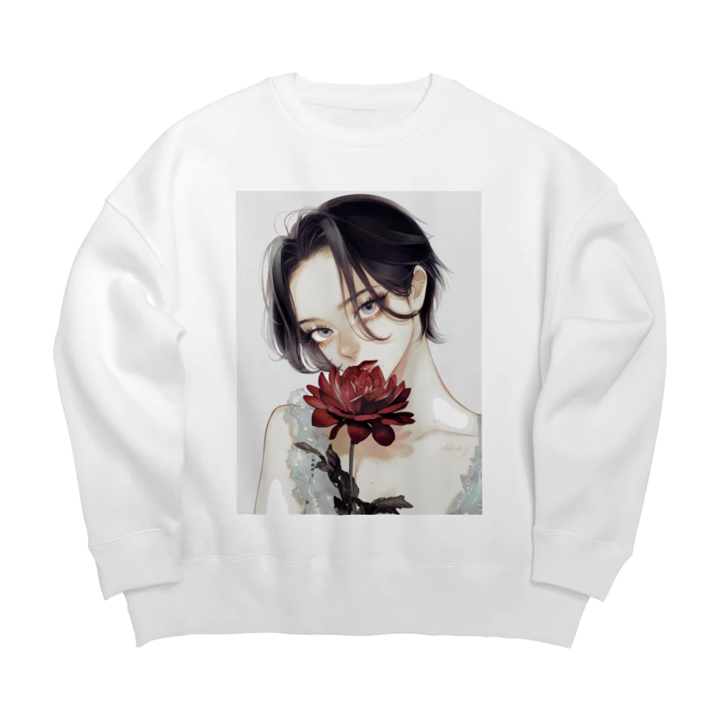 dahlia shop SUZURIのdahlia Big Crew Neck Sweatshirt