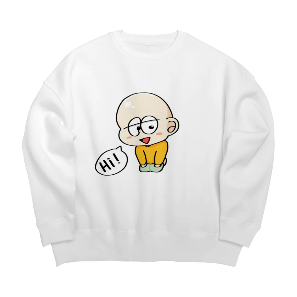 VivaBOXのつるっパおじちゃん Big Crew Neck Sweatshirt