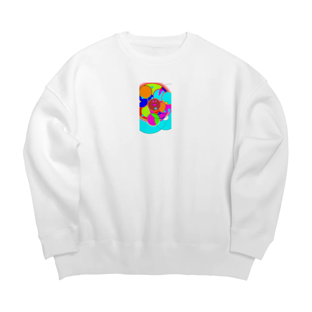 朝焼けの水に浮かぶ☆ta☆wa☆si☆ Big Crew Neck Sweatshirt