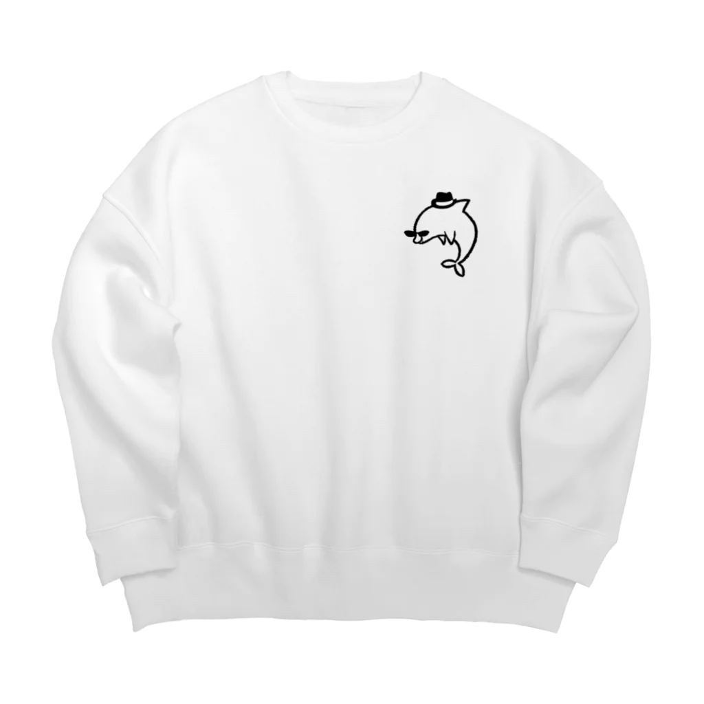 leiv.a314のギャングドルフィン Big Crew Neck Sweatshirt