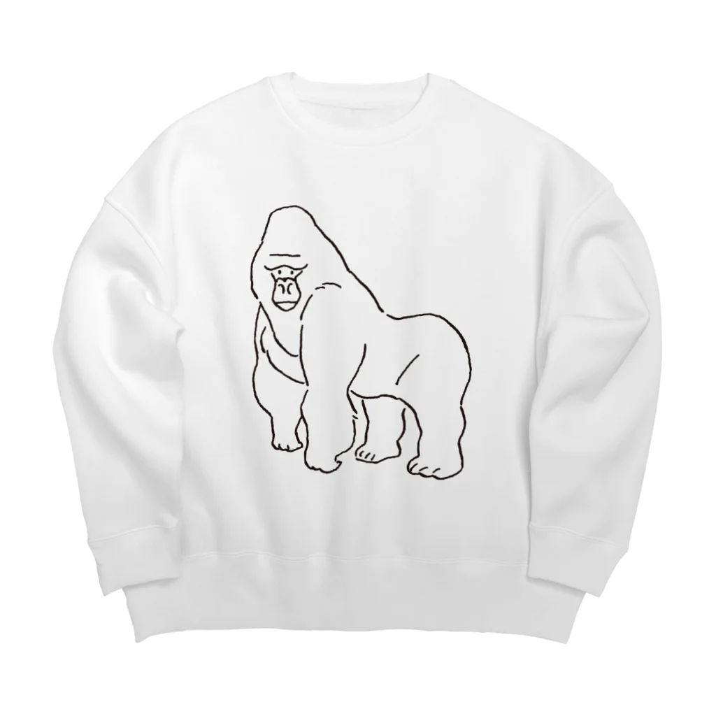 tanemaki zakkaのgorilla Big Crew Neck Sweatshirt