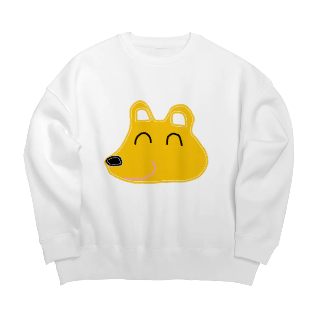 ゆるゆる。の名犬うめ Big Crew Neck Sweatshirt