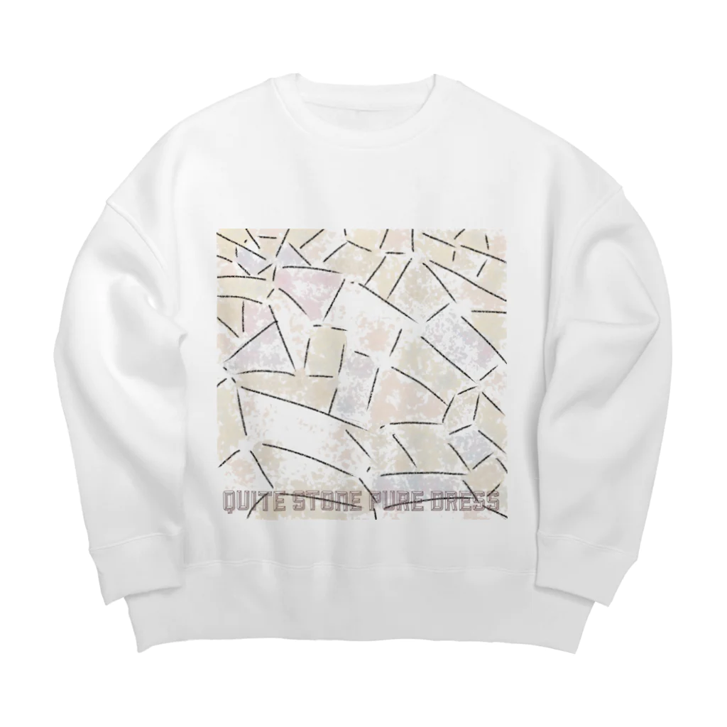 LeafCreateのQuite Stone Pure Dress Big Crew Neck Sweatshirt