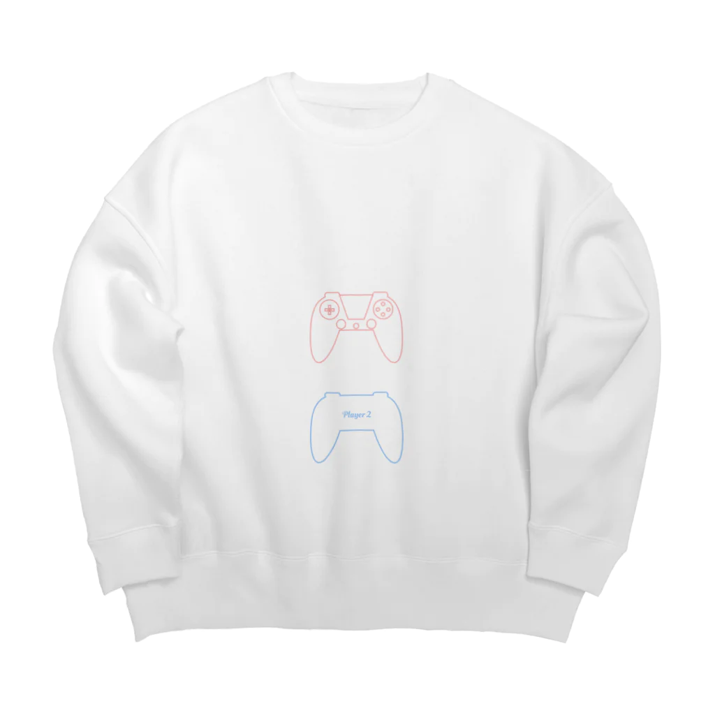 黄花のWaiting For You Big Crew Neck Sweatshirt