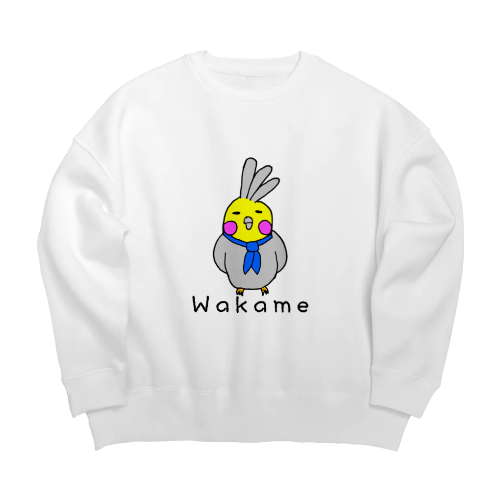 川上農園公式グッズのWakame Big Crew Neck Sweatshirt