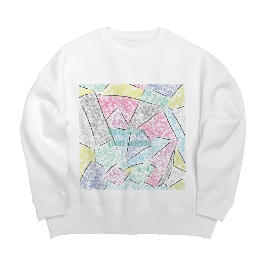 LeafCreateのQuite Stone Light Running Big Crew Neck Sweatshirt