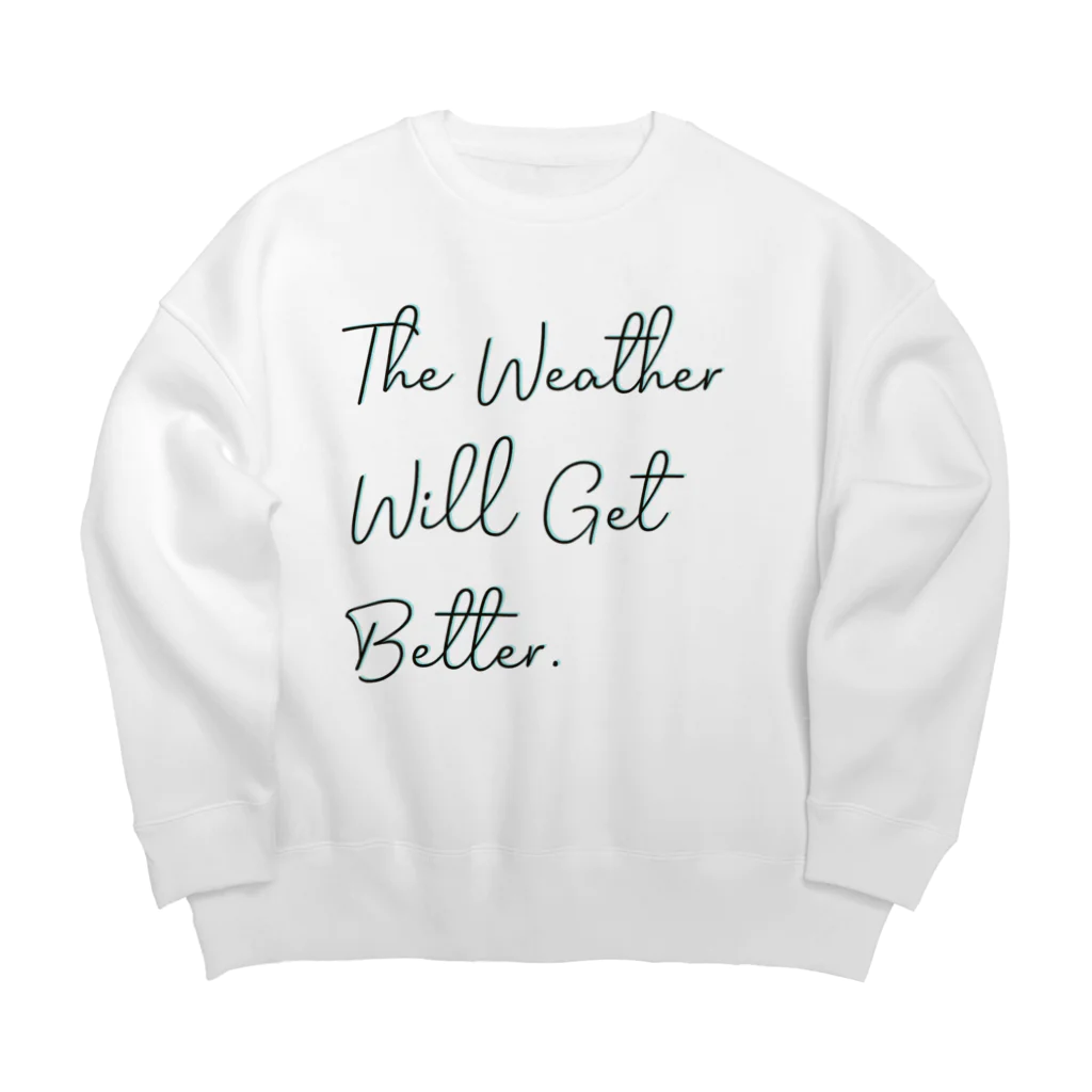 PiZakkuのThe Weather Big Crew Neck Sweatshirt