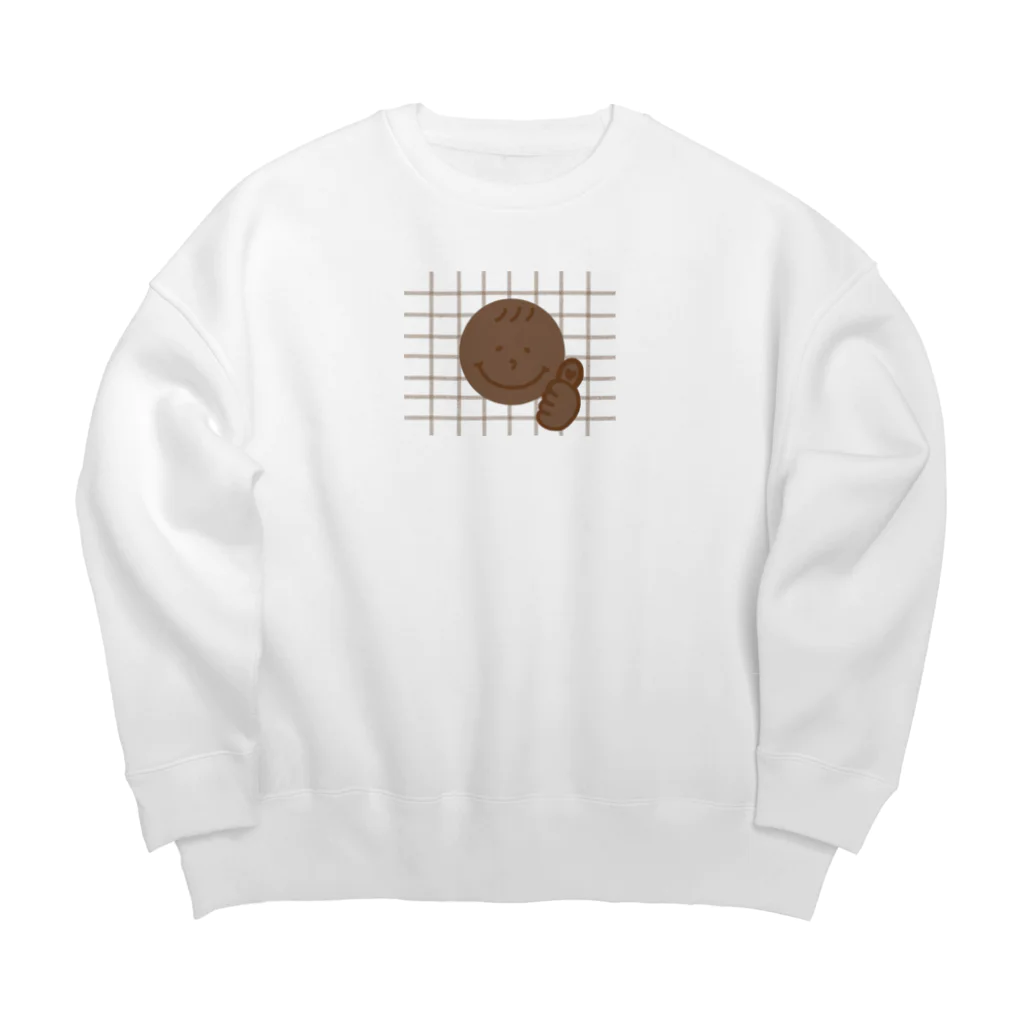 cocomarinのニコニコグッジョブ Big Crew Neck Sweatshirt