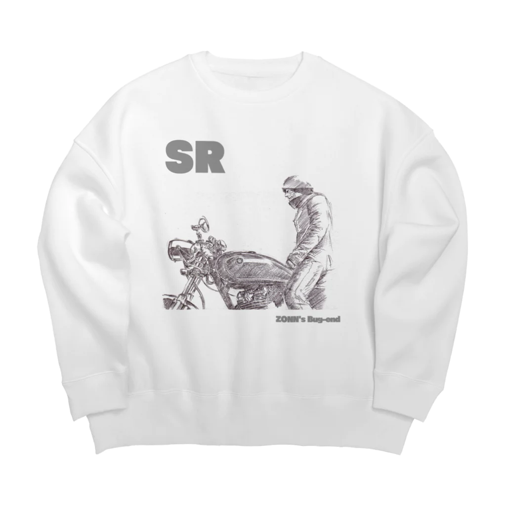 ZONN’s Bug-endのSR スケッチ　02 Big Crew Neck Sweatshirt