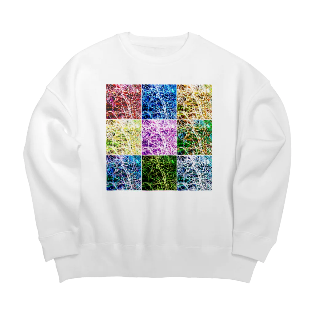 MUGURa-屋のムグラのグ　混 Big Crew Neck Sweatshirt