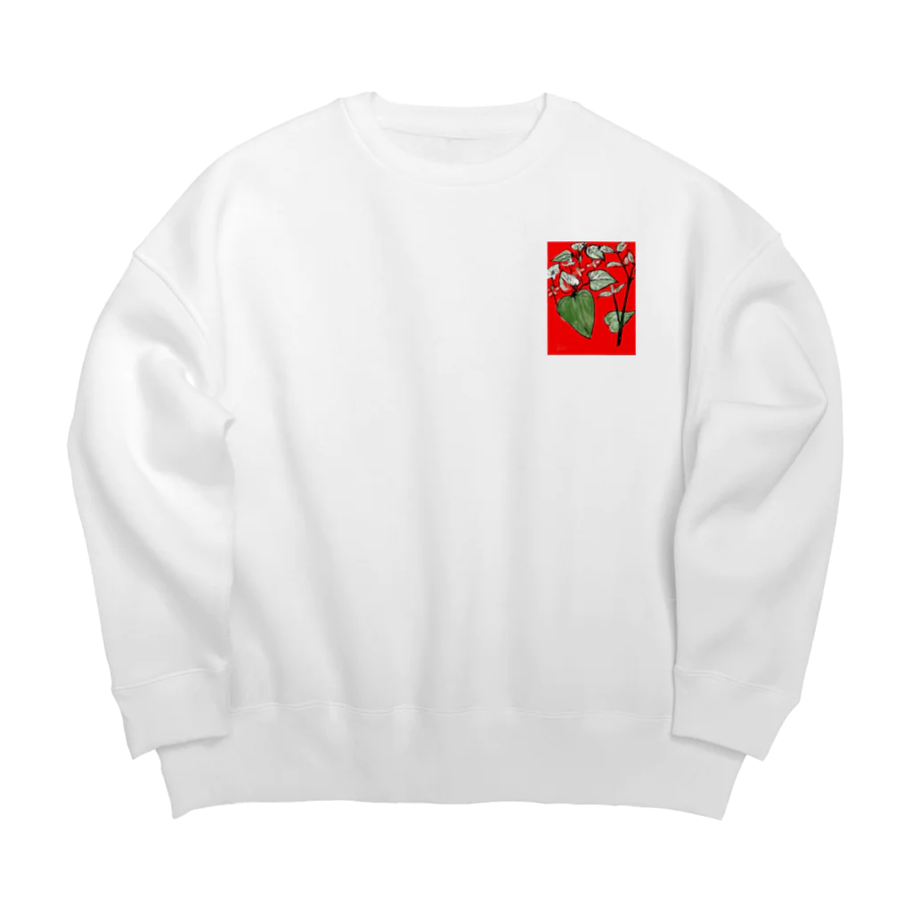 コーボクさんのお店のあかどく Big Crew Neck Sweatshirt