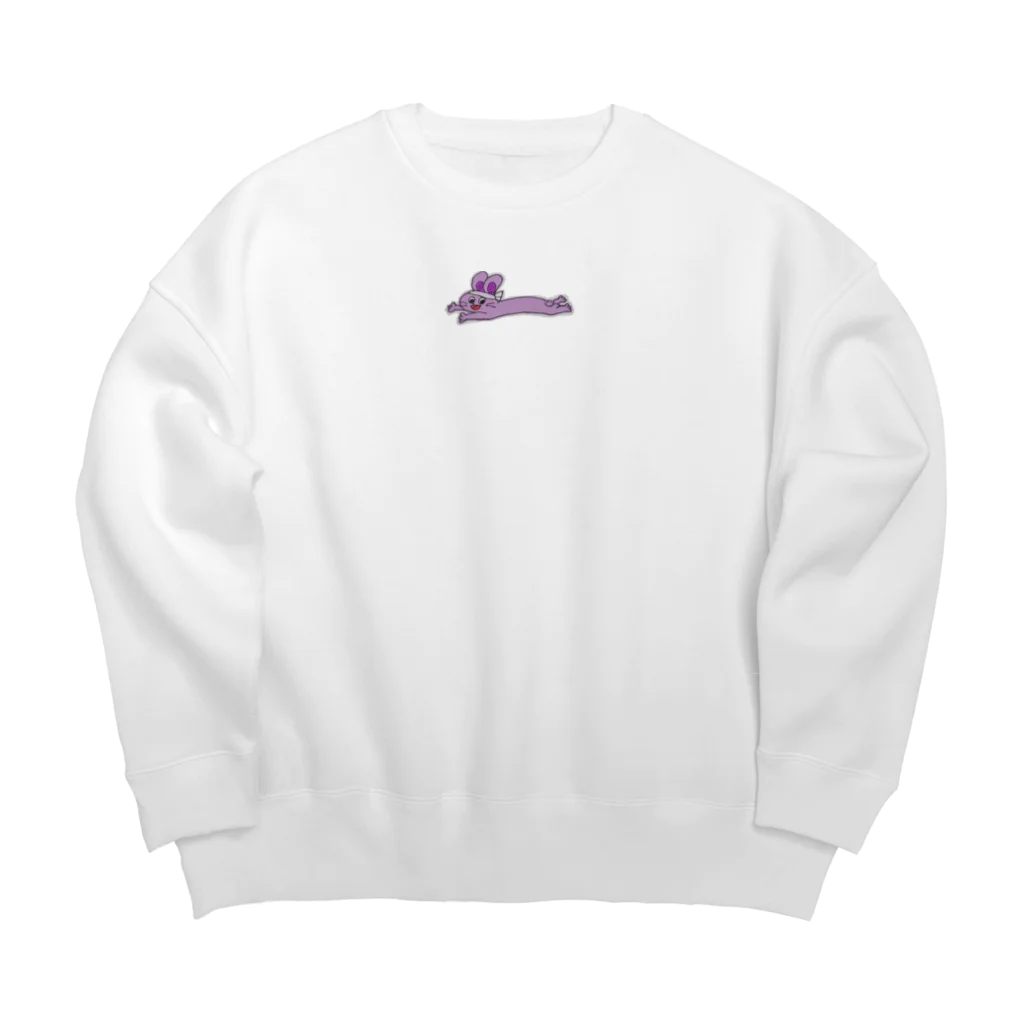 えぐち(ねねの保護者)のはちまきうさぎ Big Crew Neck Sweatshirt