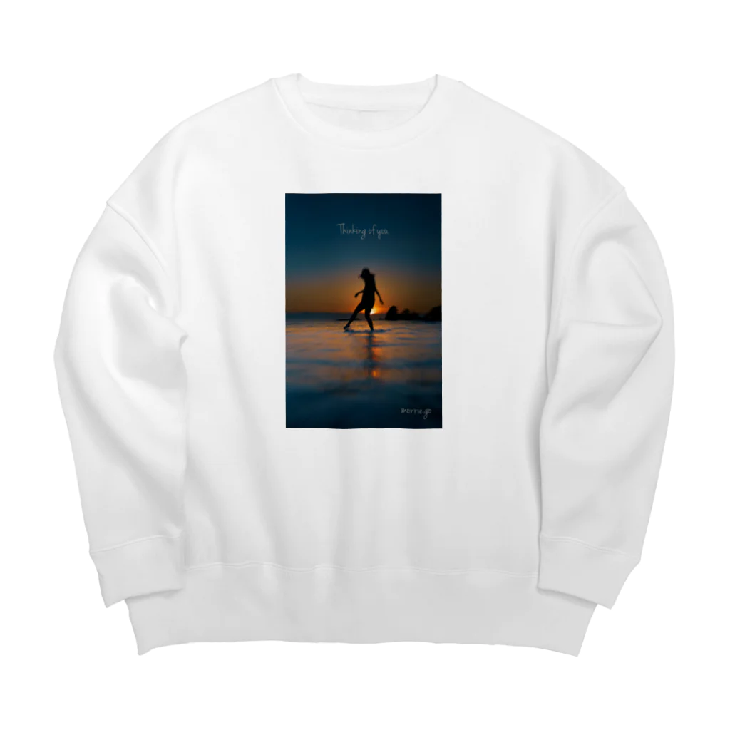 shoji'sのThinking of you Big Crew Neck Sweatshirt